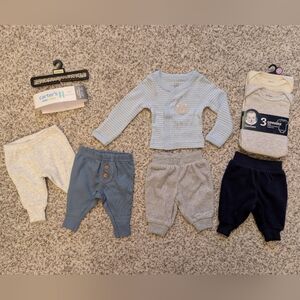 Preemie Boy Bundle Most NWT Carter's Gerber Pants Bodysuits